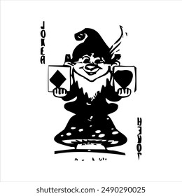 Ilustración Vector gráfico de joker icon