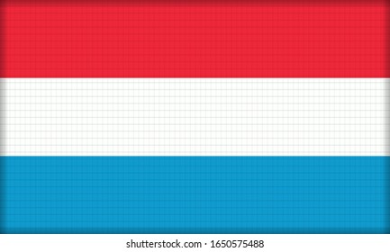 ilustración vectorial de fondo de bandera luxembourg con estilo moderno, perfecto para usar fondo, banner, diseño, papel pintado, elementos, etc.