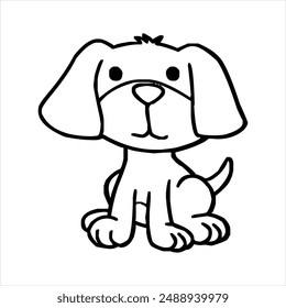 Illustration vector graphics  of pupie icon