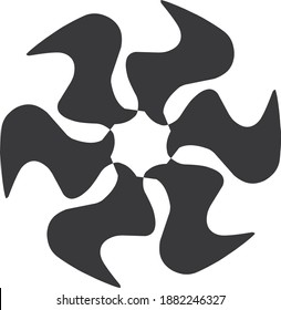 gráfico vectorial de ilustración de onda abstracta
perfecto para su logotipo personal o imagen de perfil