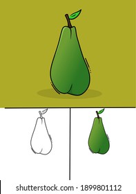 illustration vector grapic template of avocado
perfect for your personal logo or icon