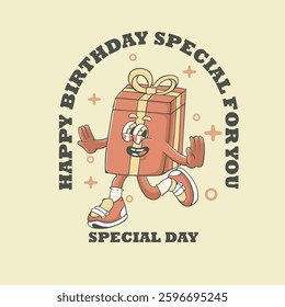 Illustration vector grapich of giftbox perfect for thanksgiving,your tshirt design ,sticker or logo