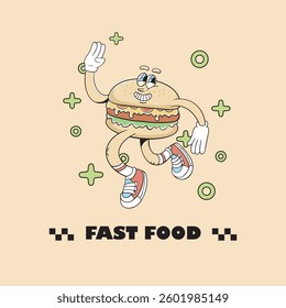 Illustration vector grapich of hamburger perfect for your tshirt design,sticker and logo