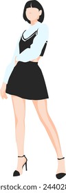Illustration vector grapich of idol