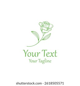 Gráfico de vetor de ilustração de arte de linha rosa perfeito para design de logotipo 