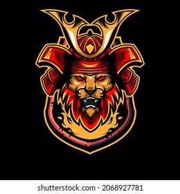 Illustration, Vektorgrafik von Löwen, perfekt für Maskottlogo