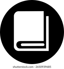 Ilustración Vector gráfico del libro del logotipo 