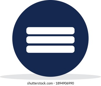Ilustración Grapich vectorial del menú Icono simple azul

Esta ilustración de icono es perfecta para necesidades móviles