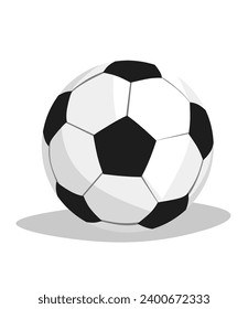 Illustration vector grapich of soccer ball 