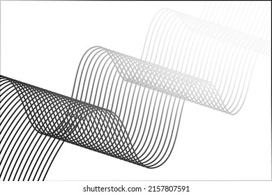 Vector de ilustración de fondo de patrón abstracto de línea gris.EPS10.