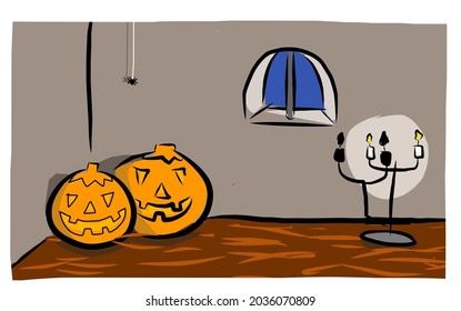 Illustration vector for Halloween theme