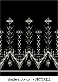 illustration vector handmade drawing Tribal ethnic vector pattern.Designs for fabric and printing