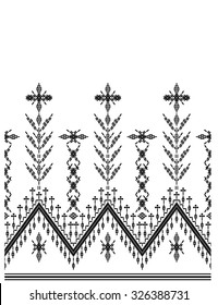 illustration vector handmade drawing-Tribal ethnic vector pattern.Designs for fabric and printing