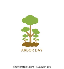 Illustration vector happy arbor day