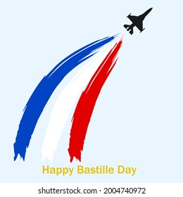 Illustration vector happy Bastille day