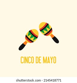 Illustration vector happy cinco de mayo festival of Mexico 