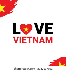 Illustration vector happy independence day Vietnam