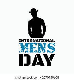 Illustration vector happy international men's day