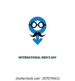 Illustration vector happy international men's day