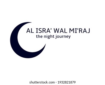 Illustration vector happy Isra'Mi'raj . Background and banner design.