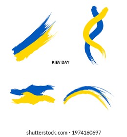 Illustration vector happy Kiev day