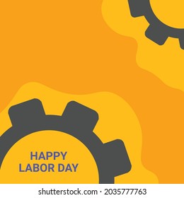 Illustration vector happy Labor day