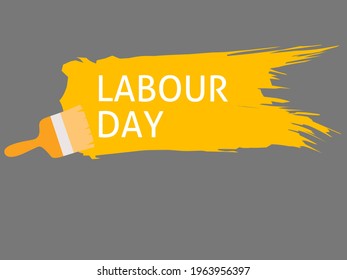 Illustration vector happy labour day