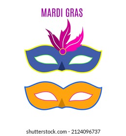 Illustration vector happy Mardi gras