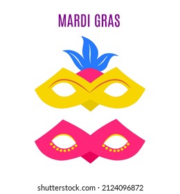 Illustration vector happy Mardi gras