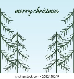 Illustration vector happy Merry Christmas
