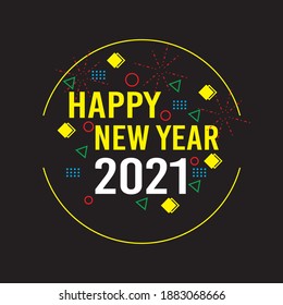 Illustration vector of happy new year