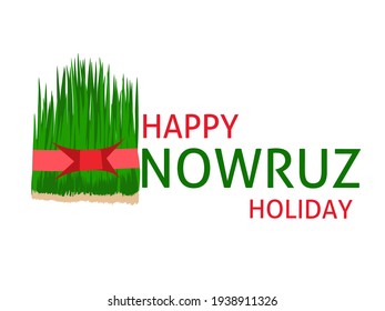 Illustration vector happy nowruz holiday