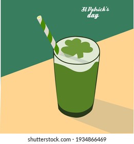Illustration vector happy St Patrick's day