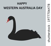 Illustration vector happy western Australia day
