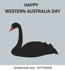 Illustration vector happy western Australia day