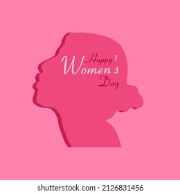 Illustration vector happy women's day 