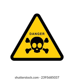 Illustration vector of hazard warning symbol
