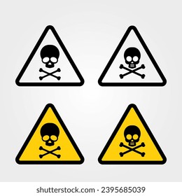 Illustration vector of hazard warning symbol