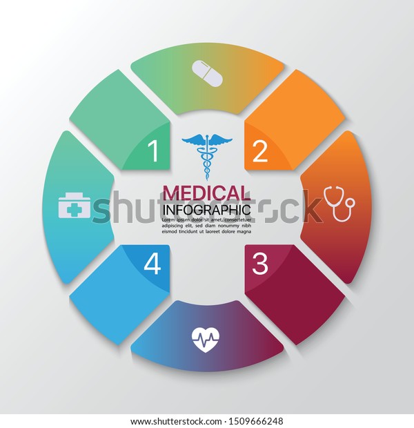 Illustration Vector Healthcare Medical Infographic Diagram Stock Vector ...