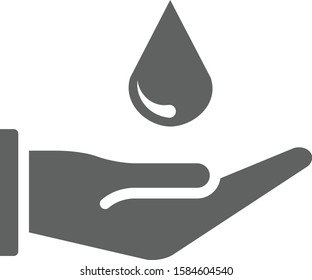 illustration vector icon of blood donate