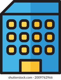 illustration vector icon building flat line style collection vector. More items by vector squad
 More items by vector squad pixel perfect.
