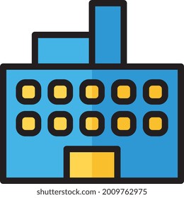 illustration vector icon building flat line style collection vector. More items by vector squad
 More items by vector squad pixel perfect.
