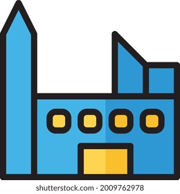 illustration vector icon building flat line style collection vector. More items by vector squad
 More items by vector squad pixel perfect.
