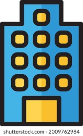 illustration vector icon building flat line style collection vector. More items by vector squad
 More items by vector squad pixel perfect.
