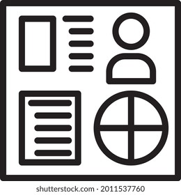 illustration vector icon bussines plan. presentation line style collection vector. More items by vector squad