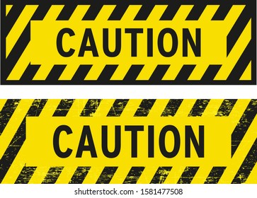 illustration vector icon of caution easy to use and edit