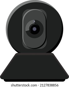 Illustration vector of icon cctv in glyph style 