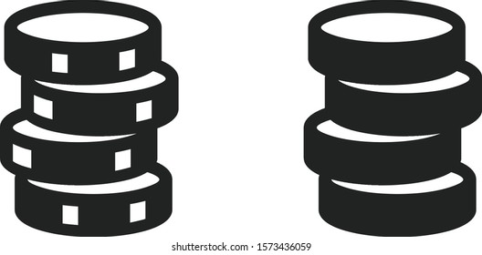 illustration vector icon of coin