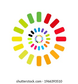 icono de vector de ilustración de color aislado en fondo blanco