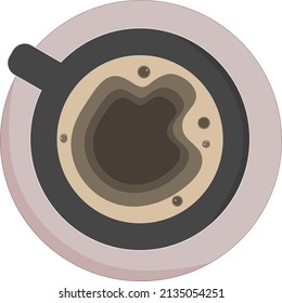 icono vector de ilustración taza de café